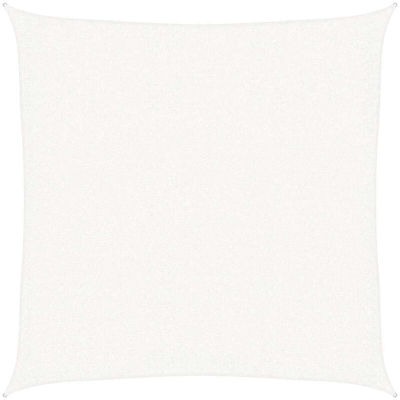 vidaXL Vela Parasole 160 g/m² Bianca 3x3 m in HDPE - Bianco