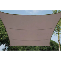 Perel Vela Parasole Quadrata 3,6 m Grigio Talpa - Marrone características