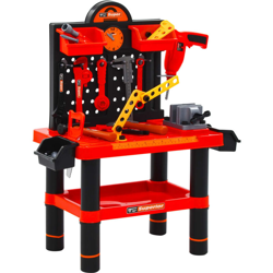 vidaXL Set Banco da Lavoro per Bambini 51 pz 57x32x68 cm - Rosso características