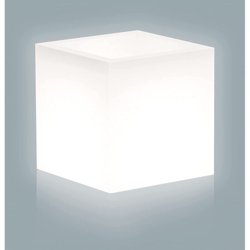 Vaso Home Light Cubo Cm. 40X40X40H Bianco características