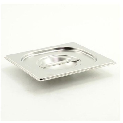 Coperchio 1/6 Inox 18/10 Rett.Re Cm.17,6X16,2