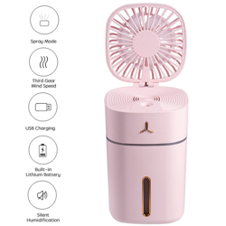 USB 18650 Fan ricaricabile Ventilazione Ventilatori portatili del dispositivo di raffreddamento mini Operated Hand Held ventola di raffreddamento per precio