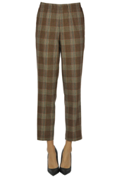 Prince of Wales print trousers características
