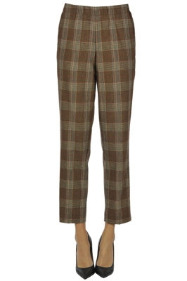 Prince of Wales print trousers