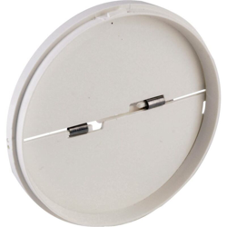 N40818 Sportello di protezione Adatto al diametro del tubo: 12.5 cm Bianco - Wallair en oferta