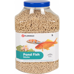 5 litri, Mangime per pesci di stagno, Bastoncini 4 mm. en oferta