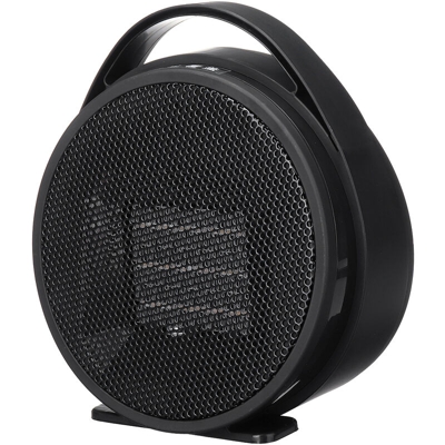 Augienb - Mini ventilatore elettrico per riscaldamento invernale portatile da 800 W nero