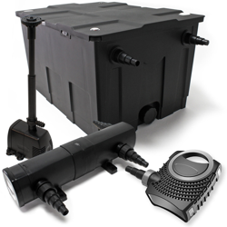 Set filtro per stagni 60000l 18W UVC Depuratore per stagni 155W pumpe Fontanapumpe características