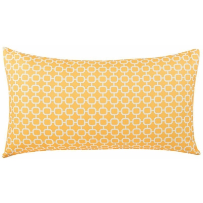 Beliani - Cuscino decorativo da giardino con motivo giallo 40 x 70 cm