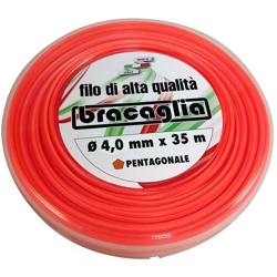 Bracaglia - Filo decespugliatore 4mm x 35mt pentagonale alta qualita precio
