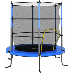 vidaXL Trampolino con Rete di Sicurezza Rotondo 140x160 cm Blu precio
