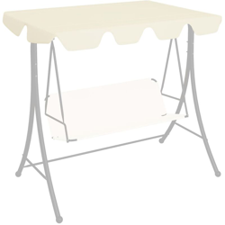 YOUTHUP Baldacchino per Dondolo Giardino Crema 226x186 cm 270 g/m2 - crema precio