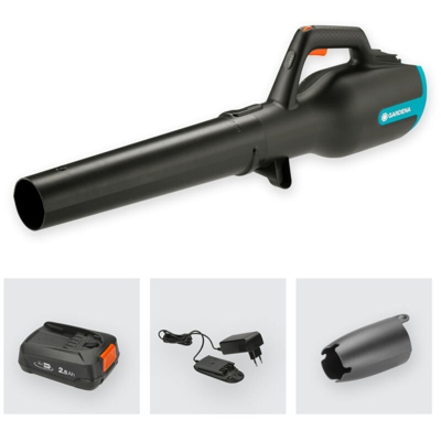 GARDENA PowerJet 18V P4A Ready-To-Use Set a batteria 14890-20 PowerJet 18V P4A Ready-To-Use Set Soffiatore foglie incl.