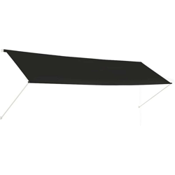 Tenda da Sole Retrattile 400x150 cm Antracite - Grigio - Vidaxl en oferta