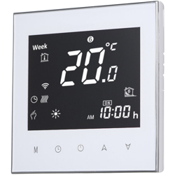 Asupermall - WiFi termostato dell'acqua calda (Serie 2000 bianco) Ambito AC 95-240V. 16A NTC percependo una linea di distribuzione en oferta
