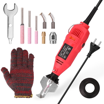 Mini lima per smerigliatrice elettrica manuale, affilacatena per motoseghe standard europeo, 220V, rosso
