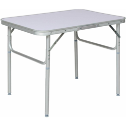 tavolo da camping in alluminio 75x55x68cm, pieghevole - tavolo da campeggio, tavolo campeggio, tavolo pieghevole campeggio - grigio precio