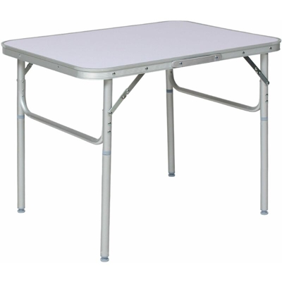 tavolo da camping in alluminio 75x55x68cm, pieghevole - tavolo da campeggio, tavolo campeggio, tavolo pieghevole campeggio - grigio