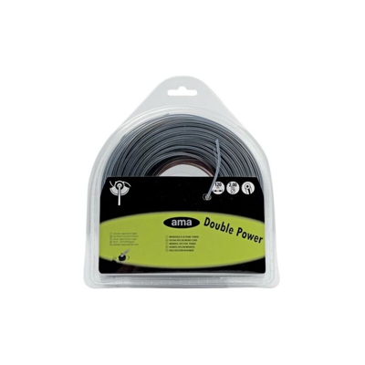 Ama - Filo Per Decespugliatore Mm 3,3 X 45 Mt Bicomponente Douple Power Tondo (26801)