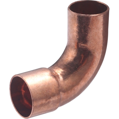 Raccordo a gomito in rame a saldare, 90°, grande raggio, maschio femmina, uguale, ø22 NOYON & THIEBAULT