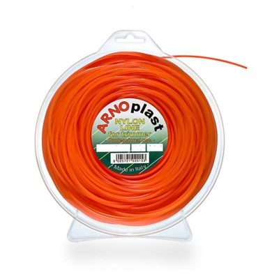 Filo Professionale per Decespugliatori Arno Arancio Dispenser Piccolo - Quadro 3mm 24mt