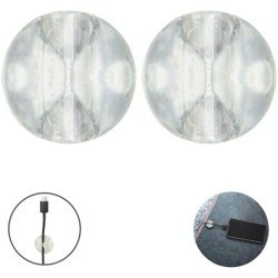 Fascetta trasparente con adesivo Ø 2,9 x 1,5 cm. (Blister 2 pezzi) precio