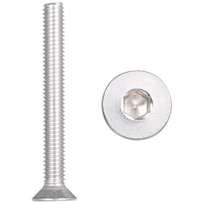 5 pz 304 in acciaio inox a testa svasata esagono incassato DIN7991 vite a testa piatta vite a esagono incassato M6 * 50