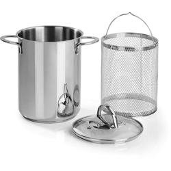 Pentola Asparagera inox 18 10 cm 16 - Barazzoni en oferta