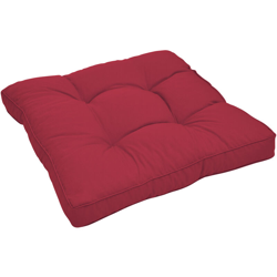 Beautissu Cuscino Lounge da Esterno XLuna - Comoda Seduta Rosso, 40x40x10 cm precio
