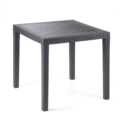 Tavolo Quadrato King Antracite Kin028An Ipae Prog.