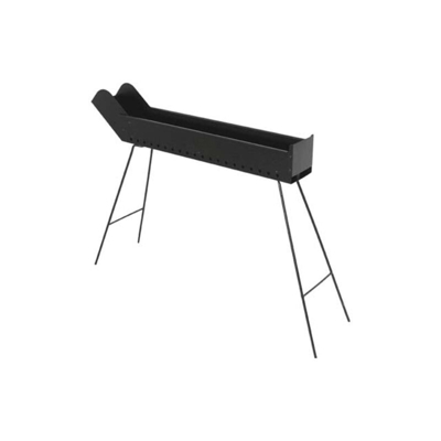Barbecue cuoci arrosticini bbq fornacella per spiedini di carne e pesce -80 cm