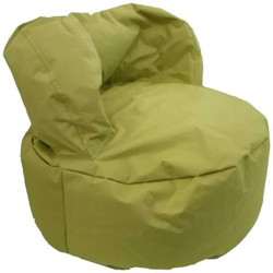 Poltrona A Sacco Pouf Bomber In Tessuto Poliestere Imbottita Verde características