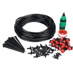 Sistema di irrigazione per tubi di irrigazione a goccia da giardino da 25 m en oferta