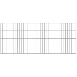 2D Pannelli di Recinzione 2,008x0,83 m 4 m (Totale) Argento - Argento - Youthup en oferta