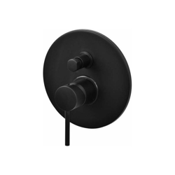 Gattoni Rubinetteria - Miscelatore doccia incasso 2 uscite nero opaco Gattoni Easy 2234/22NO | Nero opaco - 2 Uscite en oferta