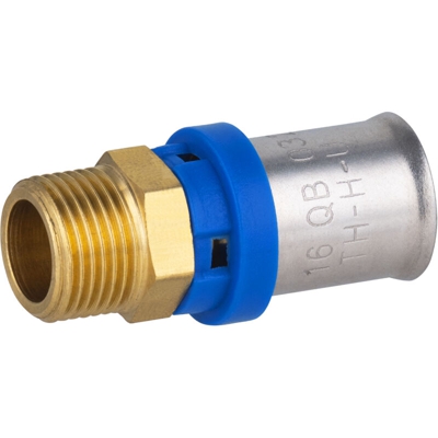 Multistrato a pressare raccordo multiprofilo maschio M12x17 Ø16 NOYON & THIEBAULT