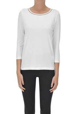 Stretch cotton t-shirt