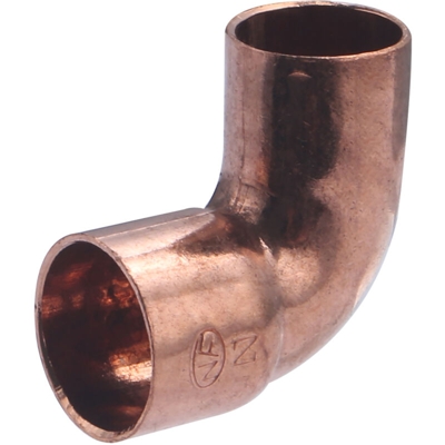 Noyon&thiebault - Raccordo a gomito in rame a saldare, 90°, piccolo raggio, maschio femmina, uguale, ø16