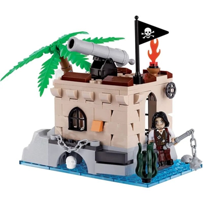 Lgvshopping - Costruzioni Torre di Guardia Serie Cobi Pirates 140 Pezzi Giocattolo Per Bambini