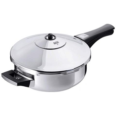 Pentola / Padella A Pressione In Acciaio Inox, 2,5 L / 24 Cm