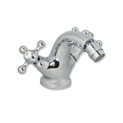 Tradeshop - RUBINETTO BIDET MISCELATORE DOPPIO COMANDO MONOFORO BAGNO OTTONE CROMATO 52345A precio