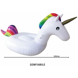Unicorno Gonfiabile Cm.110/200X93 C/Maniglie precio