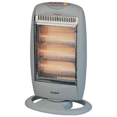 Stufa Alogena 3 Elementi 1200 W Bianca 33X H50Cm