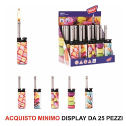 Bighouse It - ACCENDIGAS A FIAMMA CANNA CORTA SET 25 PZ. MACARON precio