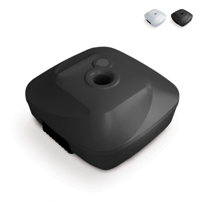 Base ombrellone in plastica 37 litri acqua sabbia con ruota Adriatic Elica | Antracite