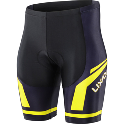 Pantaloncini da ciclismo da uomo Pantaloncini da bicicletta con cuscino imbottito Pantaloncini collant Tight,modello: XXL Giallo características