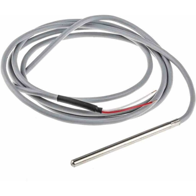 Rs Pro - Termocoppia tipo PT 1000, cavo 2m, diametro sonda 6mm, lunghezza sonda 100mm, in acciaio inossidabile, -20°C a +100°C