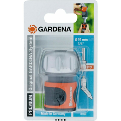 Gardena Premium 816 920 Aqua Connettore Del Tubo Flessibile Di Arresto Irrigazione 19 Millimetri Arancione características