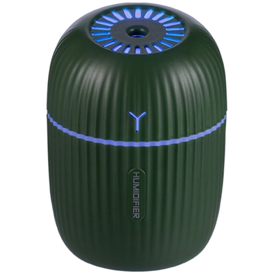 Q8 mini umidificatore USB funzione di carica luce variopinta di notte due tranche spruzzare Army Green