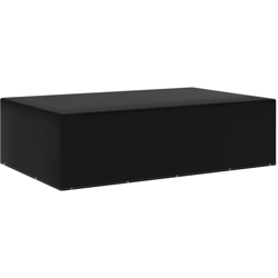 vidaXL Copertura per Mobili da Giardino con 12 Occhielli 205x325x90 cm - Nero características